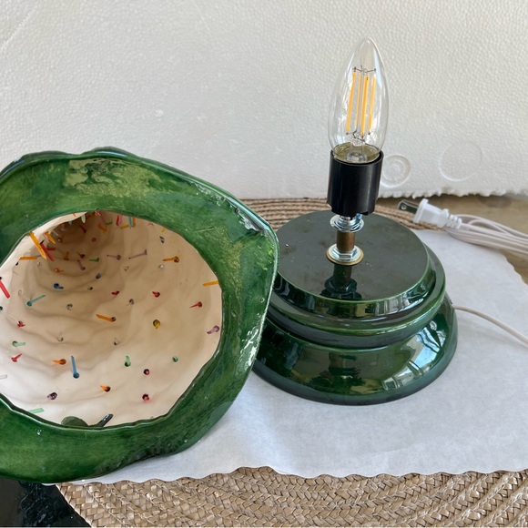 13 I/2 in ceramic glazed Christmas tree - Picture 7 of 11